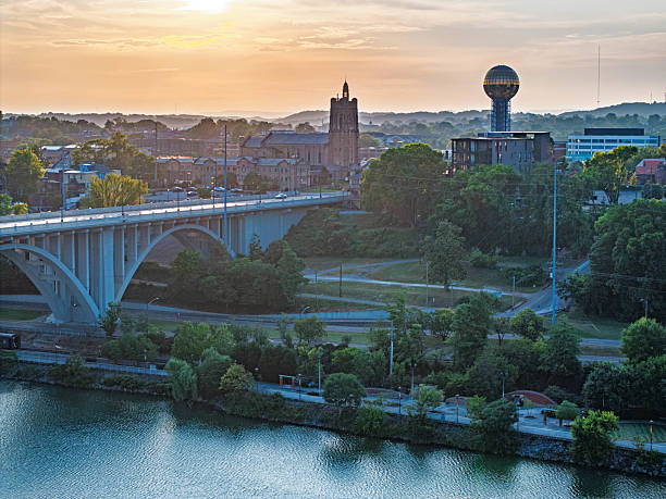 istock Knoxville, Tennessee - Sunset Over River 2226523323