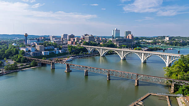istock Tennessee  River and Skyline - Drone View 2226523332
