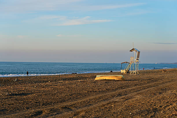 istock Batumi Winter Coastline With Distant Mountains 2226526093