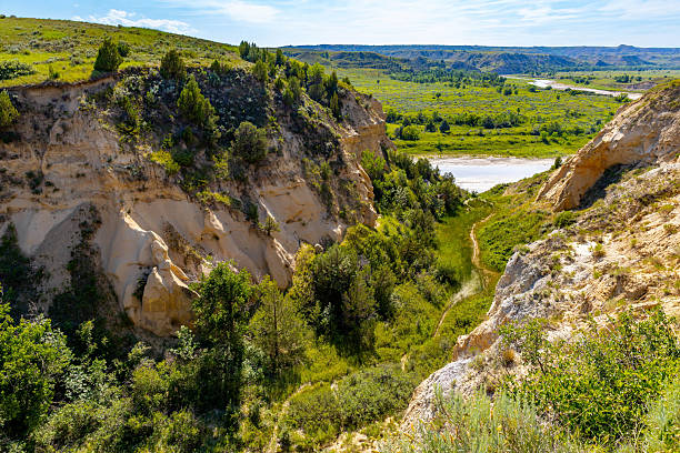 istock Scenic Wind Canyon trail view at Roosevelt National Park 2226541054