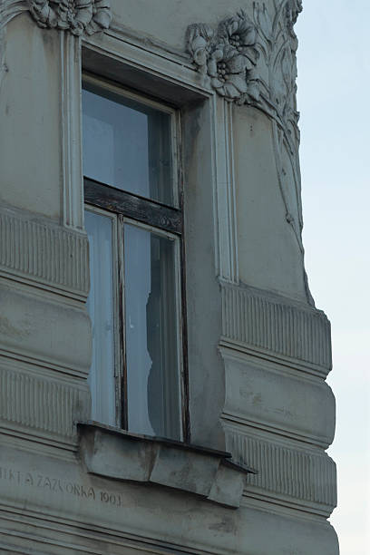 istock A building window with a blue sky in the background 2226555867