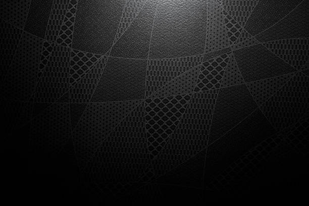 Black gradient background with light. Dark black and gray blurred gradient background has a little abstract light. soft background for wallpaper