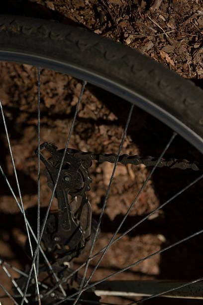 istock A detailed close up of a bicycle wheel featuring a chain on it 2226557805