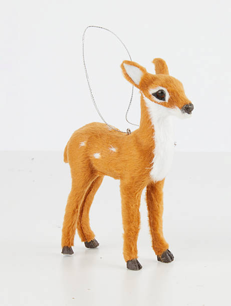istock Reindeer Christmas Ornament isolated nature background with clipping path 2226562203