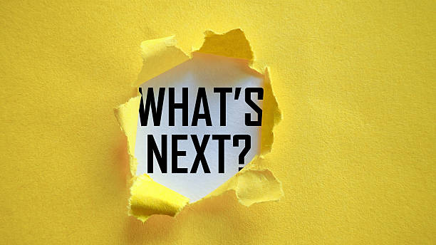 What's Next? Message Revealed Under Ripped Yellow Paper