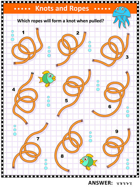 Visual Rope Puzzles 100+ Visual Rope Stock Illustrations, Royalty-Free Vector Graphics ...