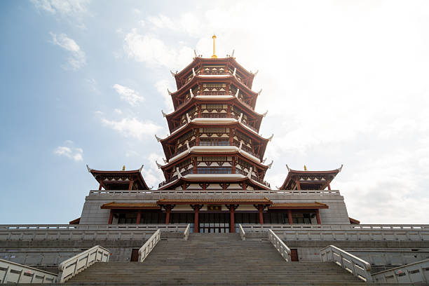 The grand wooden structure houses a magnificent 13.6-meter-tall stone statue of Maitreya Buddha, a masterpiece of Tang Dynasty sculpture. The temple is historically significant as the family temple of Empress Wu Zetian, China's only female emperor.