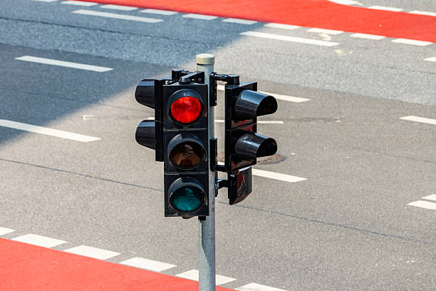 istock Traffic ligth in  Hamburg 2226586781