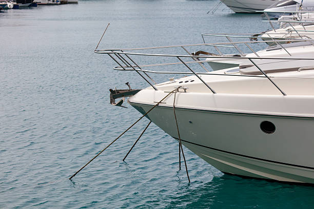 istock A boat is tied to a dock with a rope 2226590730