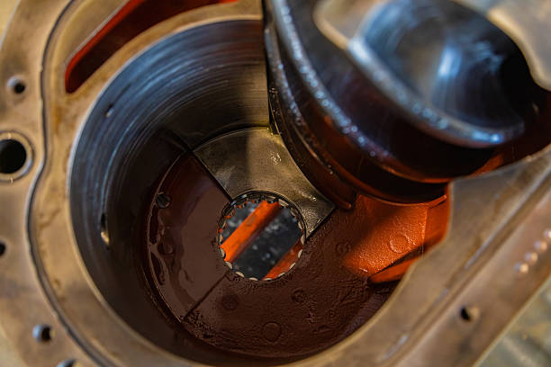 istock Inside view of hydraulic pump showing gears and housing 2226592406