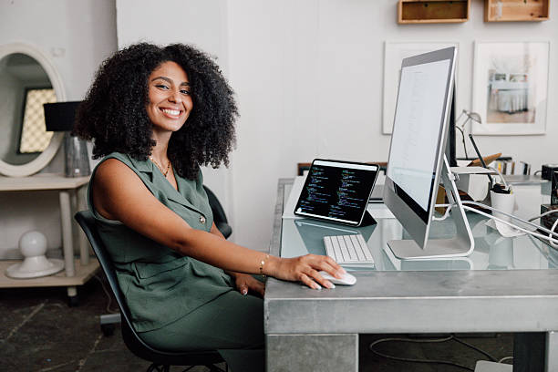 istock Confident Professional Working at Modern Office Desk 2226595843