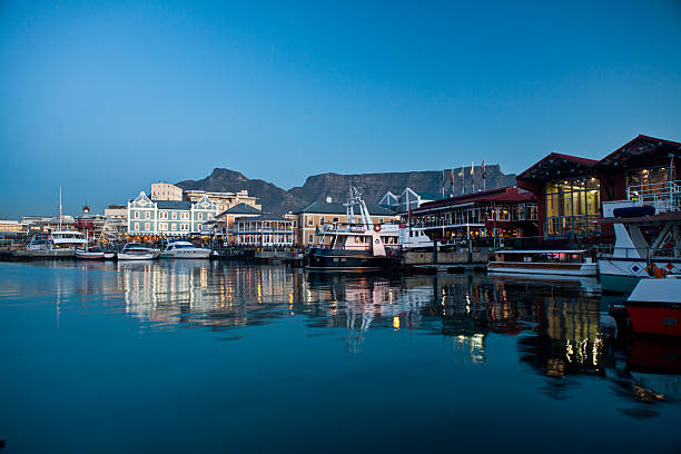 istock Twilight at V&A Waterfront with Table Mountain, Cape Town 2226595863