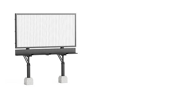 istock Advertising And Marketing Concept. Empty Rotating Outdoor Billboard With Vertical Panels. 3d Rendering 2226595945