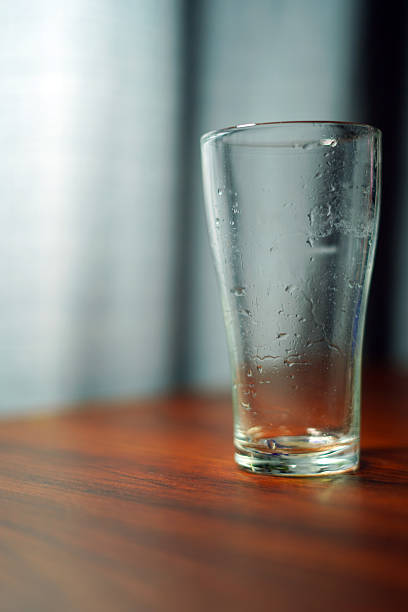 istock empty glass of water cup on the table 2226601477