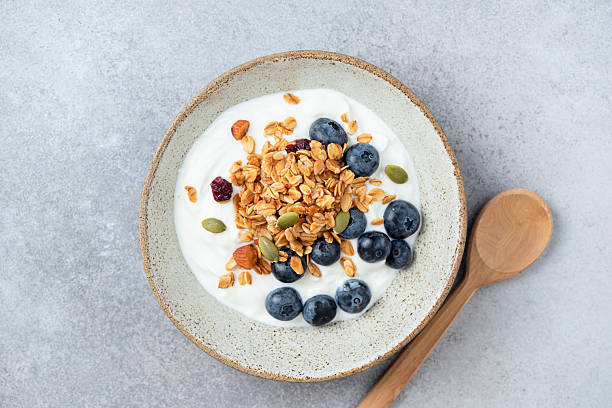 istock Granola yogurt bowl with blueberries 2226606169