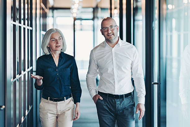 istock Business talk in the corridor 2226613077