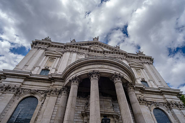 London, UK - May 25, 2025 : View of the famous Saint Paul Cathedral in London UK