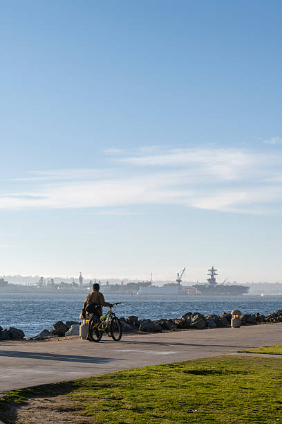 Submarine in a naval shipyard