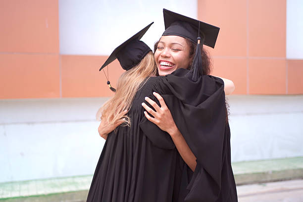 istock Graduated student celebrating their graduation ceremony. 2226630967