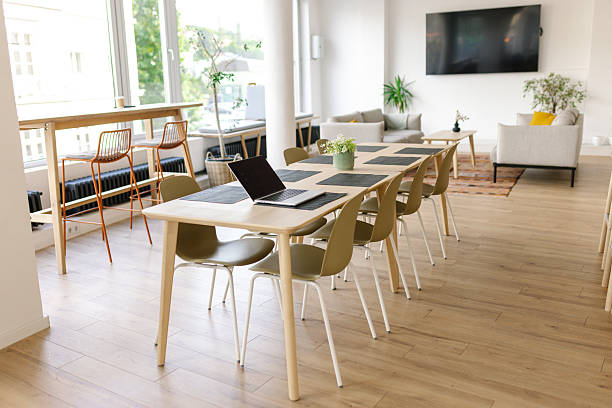 istock Bright Meeting Area with Green Accents 2226639304