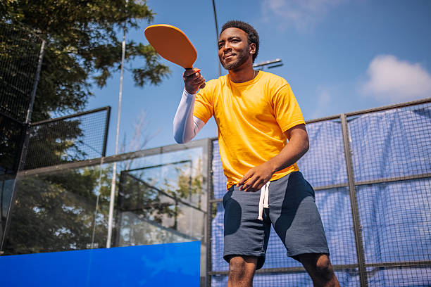 istock People warming up before playing Pickeball on court 2226640551