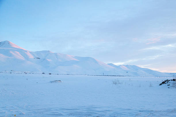 istock Palandoken mountains covered with snow during sunset time 2226649320