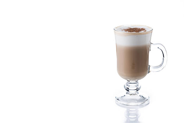 istock Maple Latte with Cinnamon in Glass Mug 2226655183
