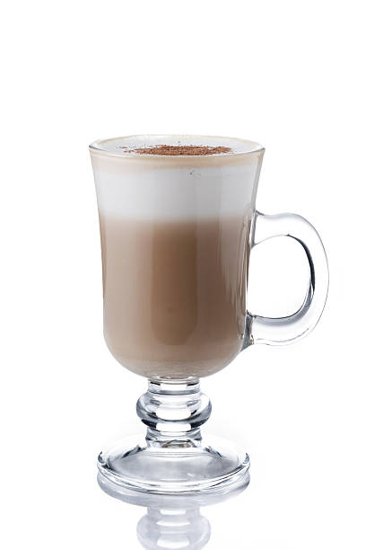 istock Maple Latte with Cinnamon in Glass Mug 2226655223