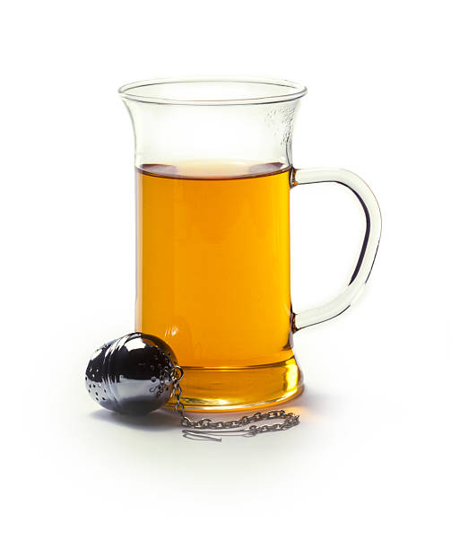 Cup of tea on a white background