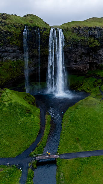 istock Majestic Seljalandsfoss waterfall cascading down cliffs in Iceland on a cloudy day 2226660012