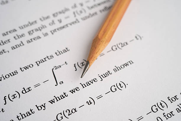 istock Pencil on mathematic formula exercise test paper in education school. 2226662095