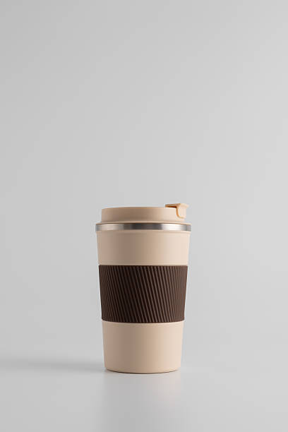 istock Reusable coffee  thermo cup, mockup on white background 2226666481
