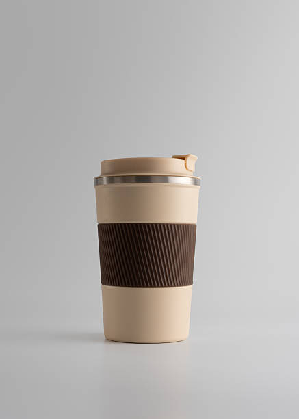 istock Reusable coffee  thermo cup, mockup on white background 2226666522