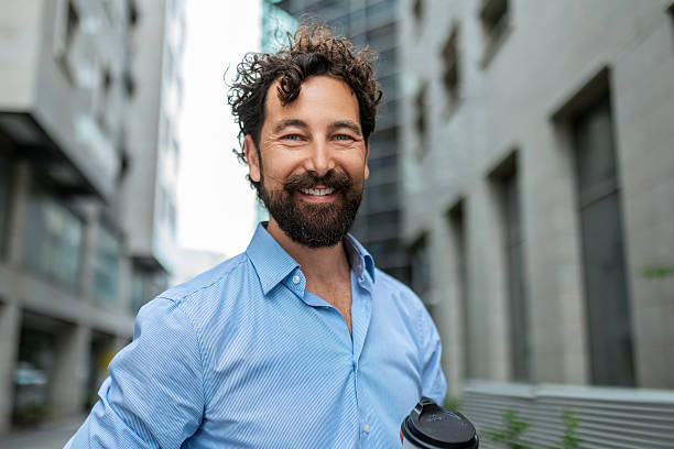 istock Young Smiling Businessman During Coffee Break Looking At Camera 2226673329