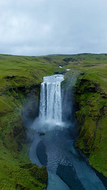 istock Majestic Skogafoss waterfall cascading through lush Icelandic countryside 2226674976