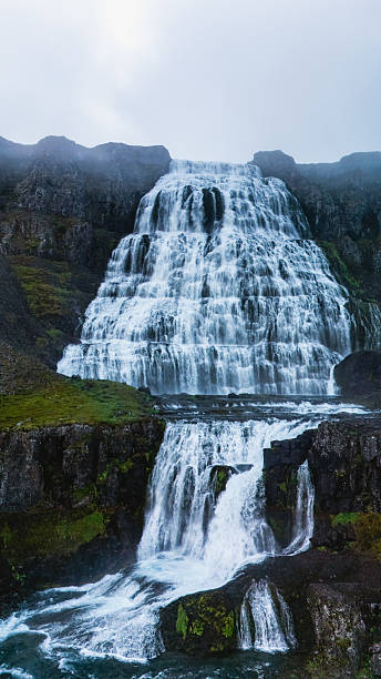 istock Dynjandi waterfall cascading down rugged cliffs in Icelands breathtaking landscape 2226678392