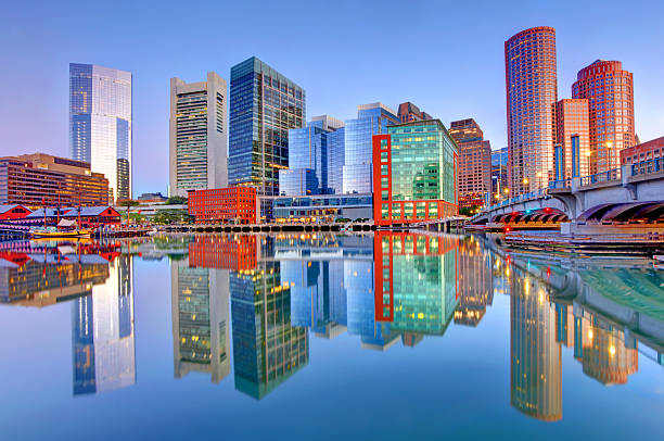 istock Boston skyline along the Fort Point Channel 2226678413