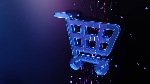 istock Digital Shopping Cart Icon Representing Online Purchasing in a Virtual World 2226700926