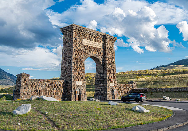 istock Roosevelt Arch at Gardiner Montana 2226706372