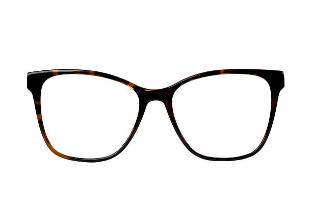 istock unisex eyeglass frame made of black plastic, insulated on a white background 2226706854