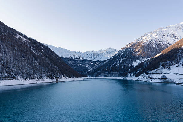 istock Blue lake in Trentino during winter 2226706956