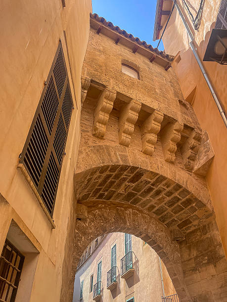 istock Overpass closeup over Carrer de l'Almudaina, Palma de Mallorca, Spain 2226710802