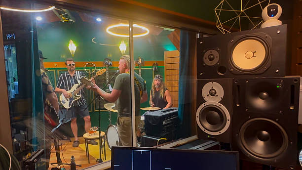 istock Middle aged men playing together in a band 2226728215