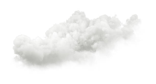 istock Serene soft cloud freedom shapes on white backgrounds 3d illustrations 2226731769