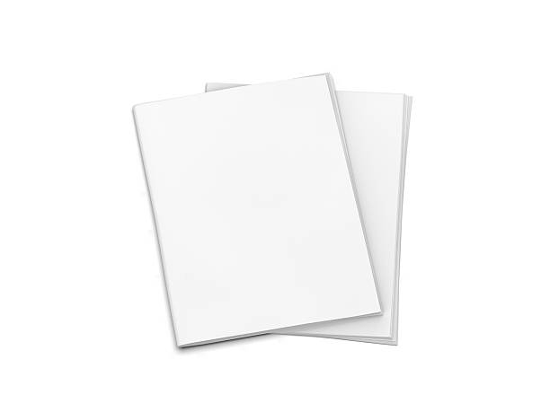 istock Blank white newspaper mockup template on isolated white background, 3d illustration 2226733718