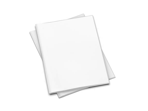 istock Blank white newspaper mockup template on isolated white background, 3d illustration 2226733719