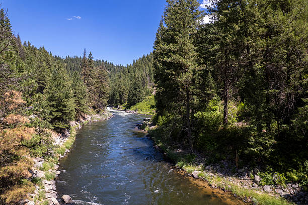 istock Rural Drone in Spring of Payette River 2226736193