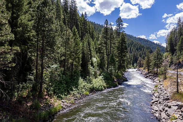 istock Rural Drone in Spring of Payette River 2226736224