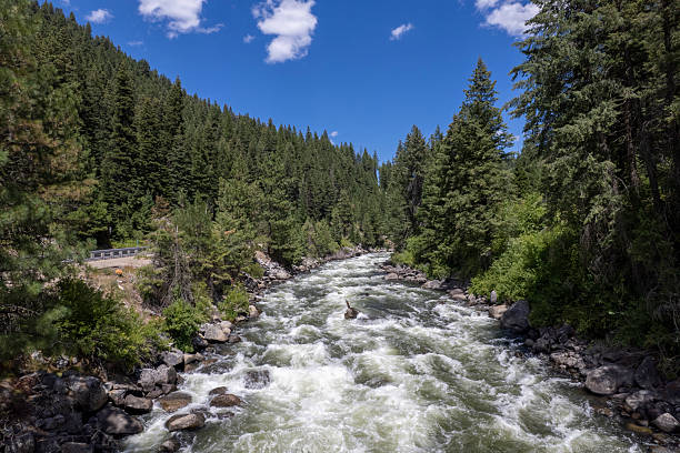 istock Rural Drone in Spring of Payette River 2226736493