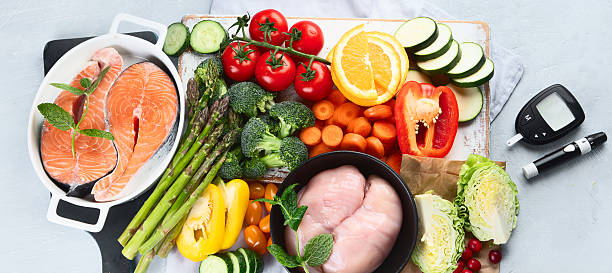 istock Low glycemic healthy foods for  diabetic diet 2226736955
